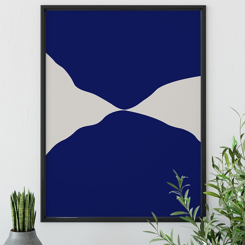 Klein Blue Abstract Landscape