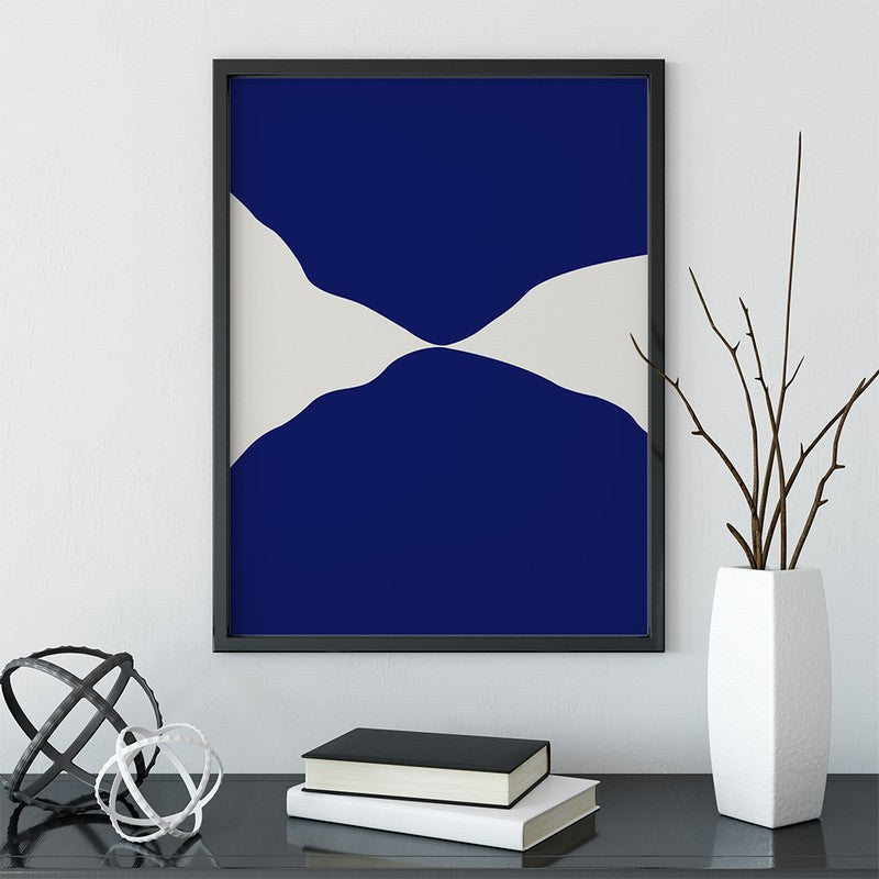 Klein Blue Abstract Landscape