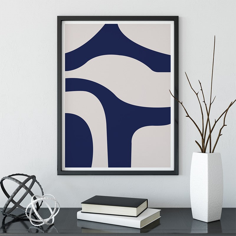 Klein Blue Artistic Canvas Piece