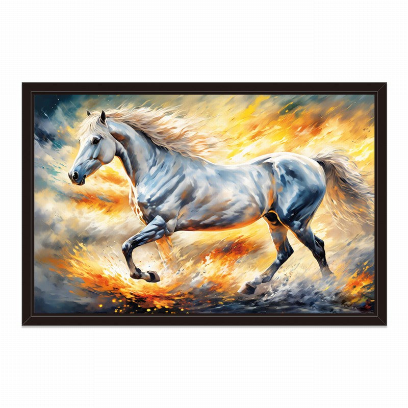 Chic Horse Oil Painting for Stylish Interiors