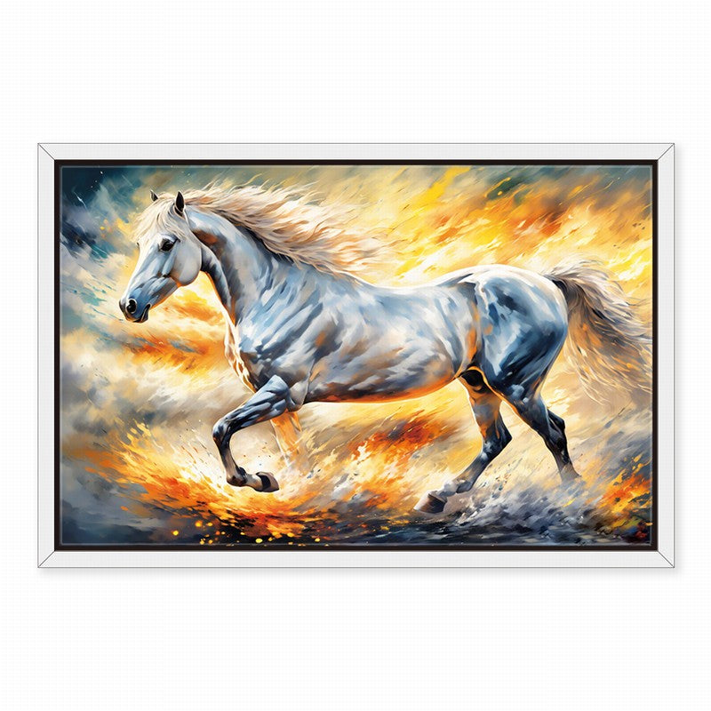 Chic Horse Oil Painting for Stylish Interiors