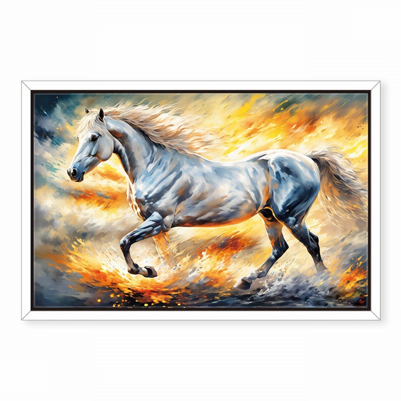 Chic Horse Oil Painting for Stylish Interiors