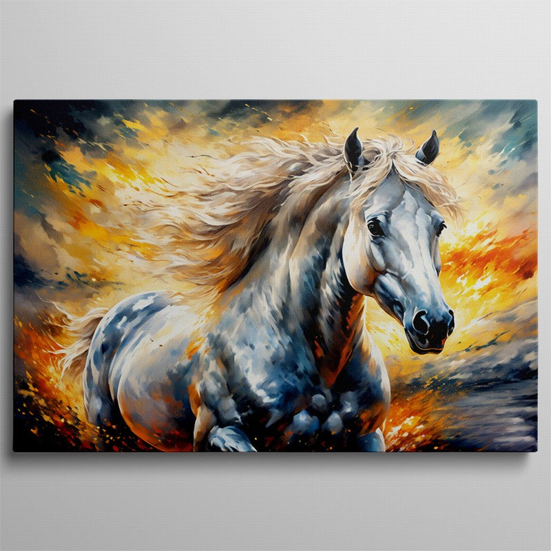 Timeless Horse Oil Painting for Classic Homes