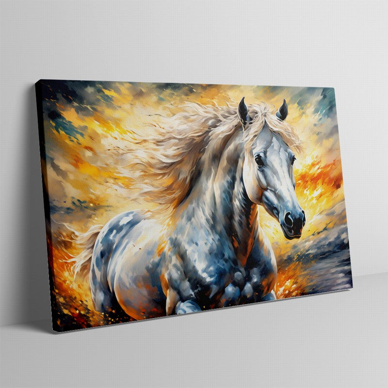 Timeless Horse Oil Painting for Classic Homes