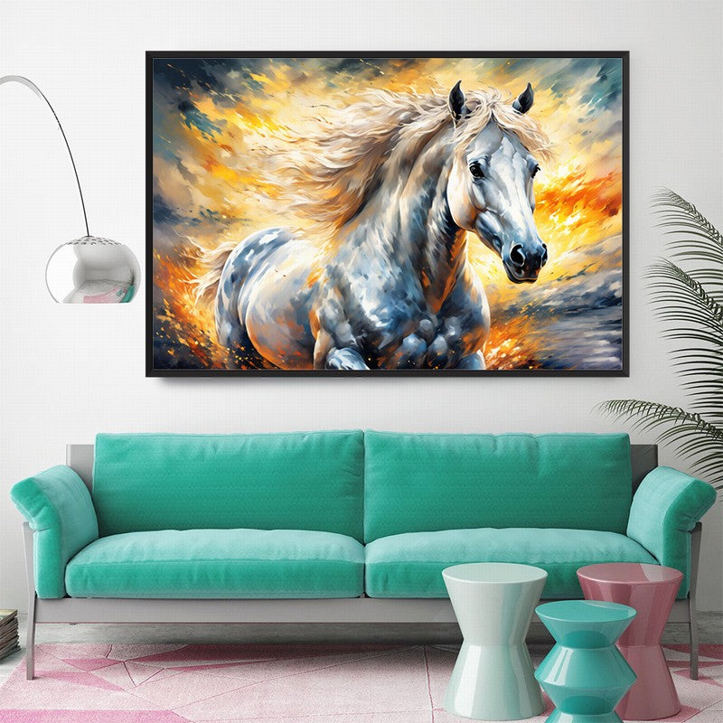 Timeless Horse Oil Painting for Classic Homes