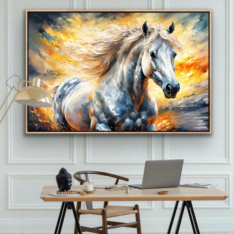 Timeless Horse Oil Painting for Classic Homes