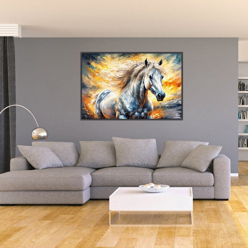 Timeless Horse Oil Painting for Classic Homes