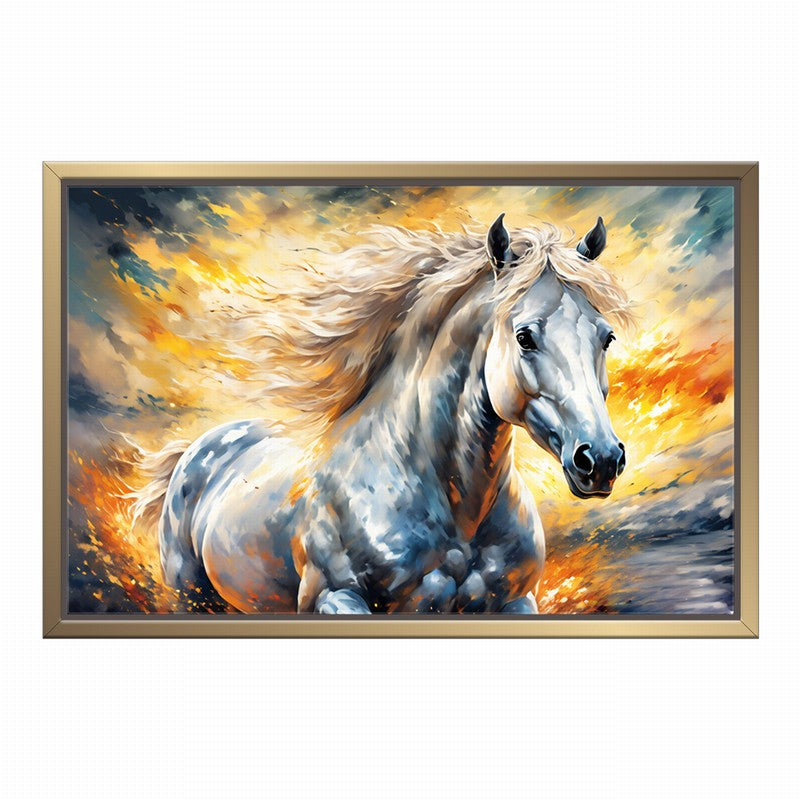 Timeless Horse Oil Painting for Classic Homes