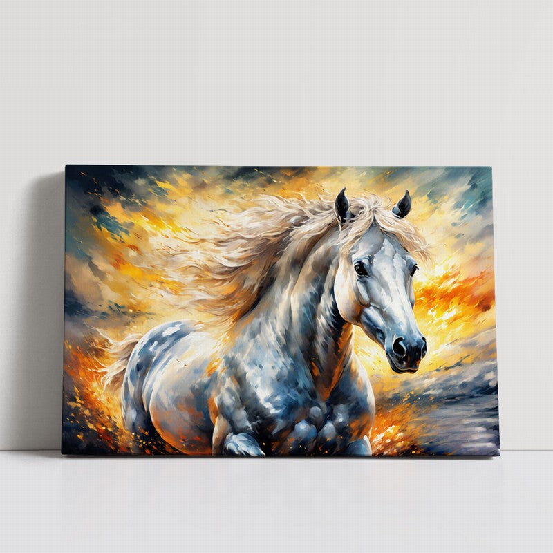 Timeless Horse Oil Painting for Classic Homes