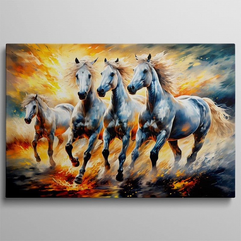 Enchanting Horse Oil Painting for Nature Lovers