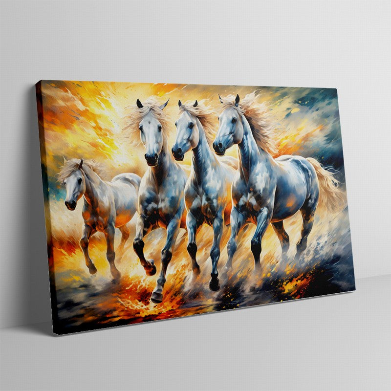 Enchanting Horse Oil Painting for Nature Lovers