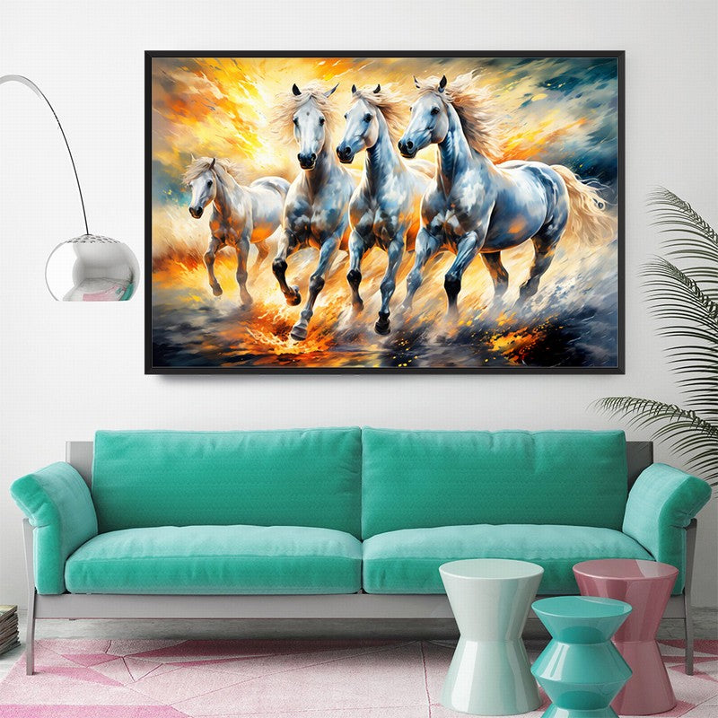 Enchanting Horse Oil Painting for Nature Lovers