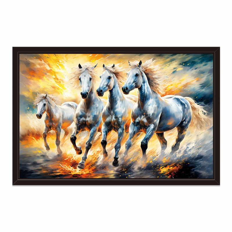 Enchanting Horse Oil Painting for Nature Lovers