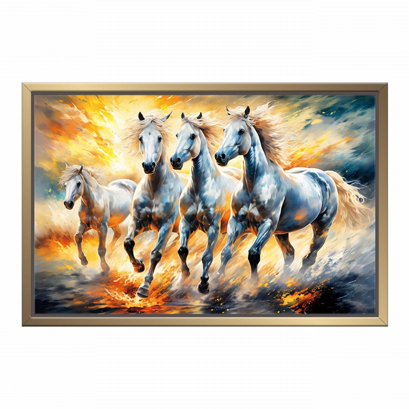 Enchanting Horse Oil Painting for Nature Lovers