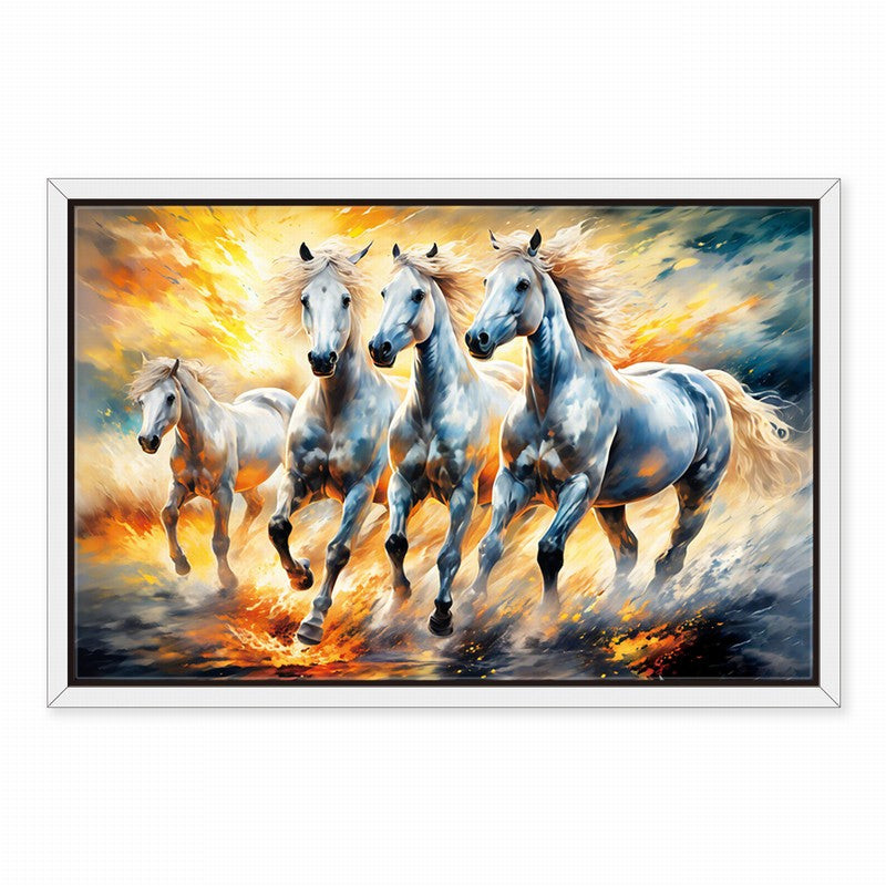 Enchanting Horse Oil Painting for Nature Lovers