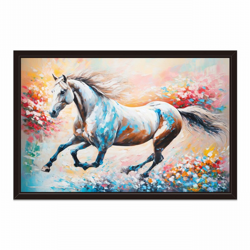 Artistic Stallion Oil Painting for Modern Homes