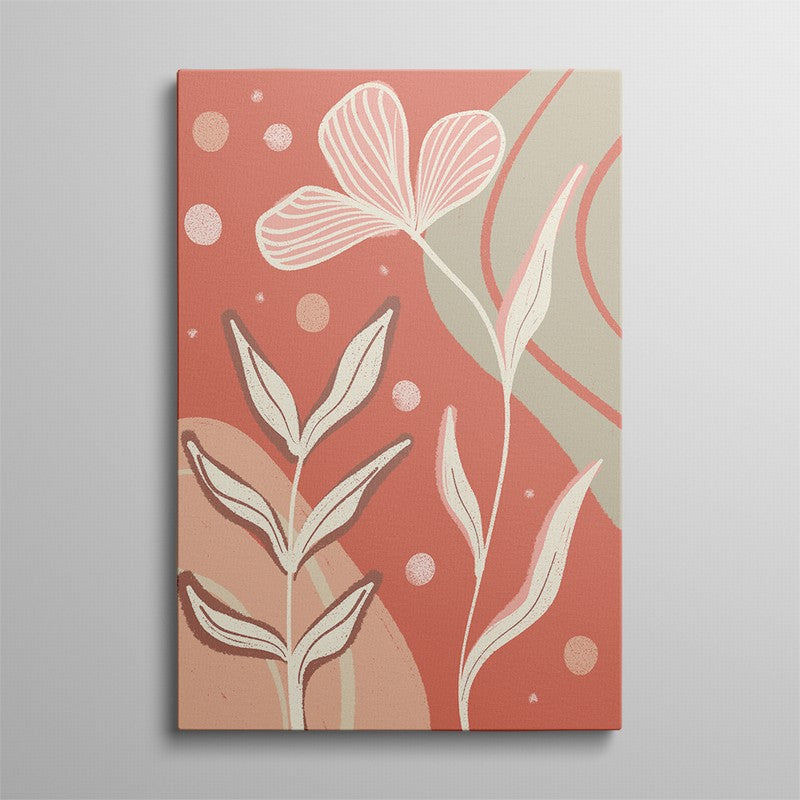 Gentle Serenity: Minimalist Art with Fresh Palette