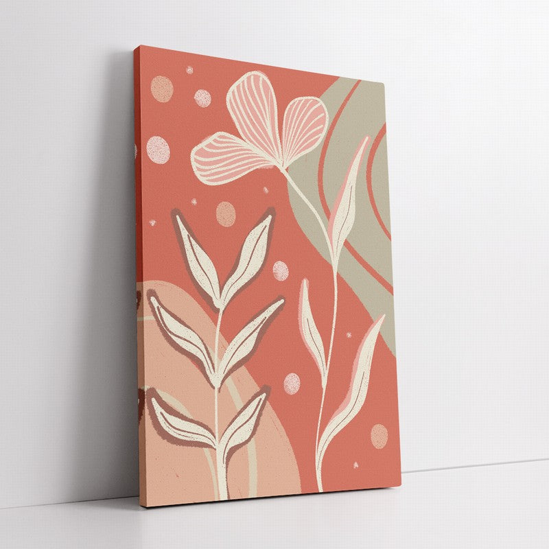 Gentle Serenity: Minimalist Art with Fresh Palette