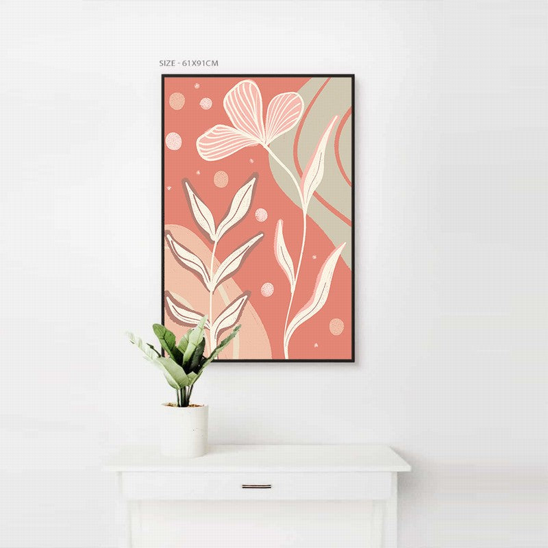 Gentle Serenity: Minimalist Art with Fresh Palette