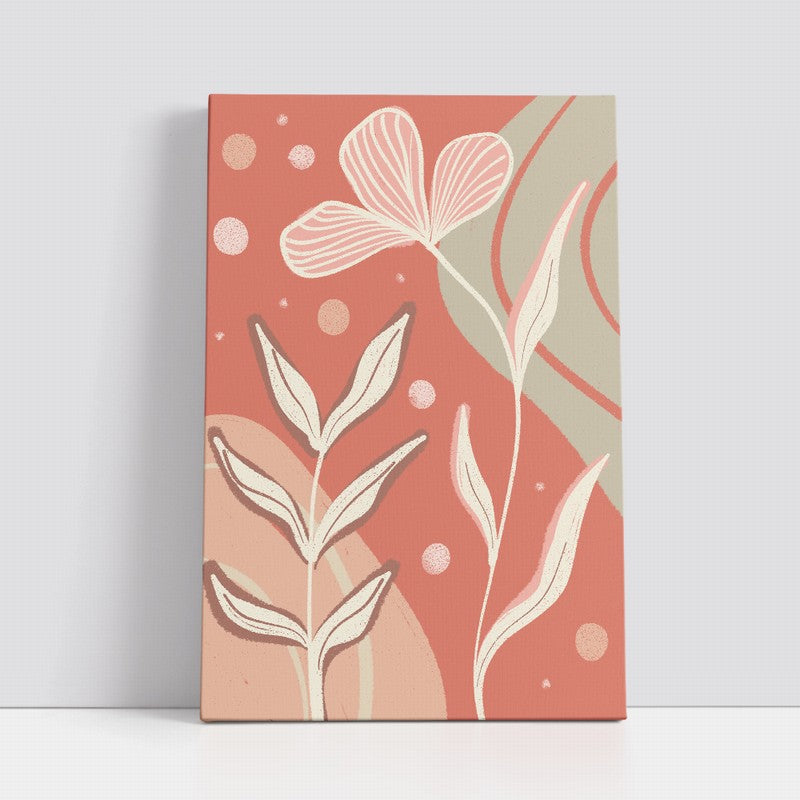 Gentle Serenity: Minimalist Art with Fresh Palette