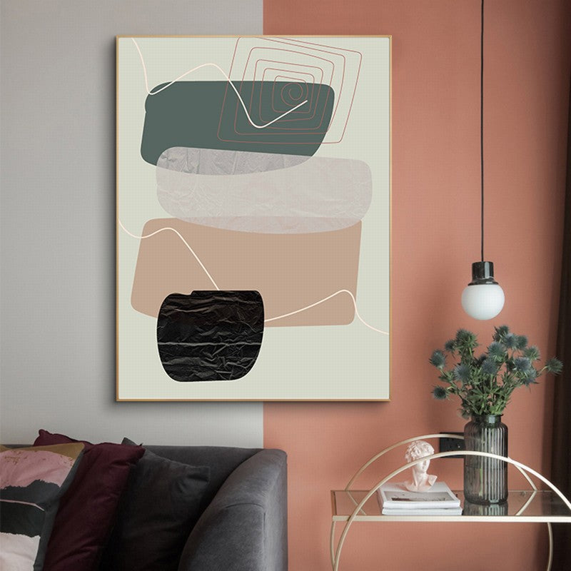 Modern Elegance: Simple Art with Fresh Hues