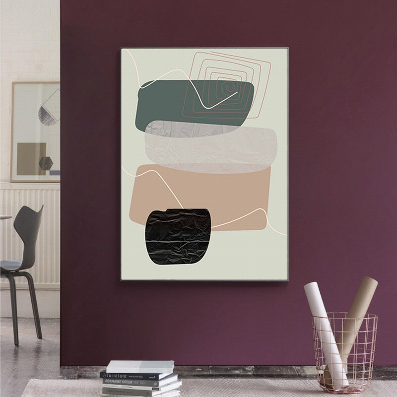 Modern Elegance: Simple Art with Fresh Hues