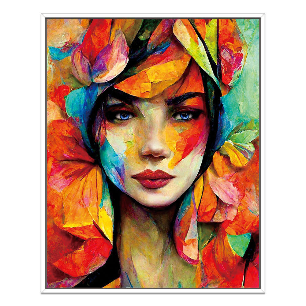 Flora Faces: Essence of Spring Canvas