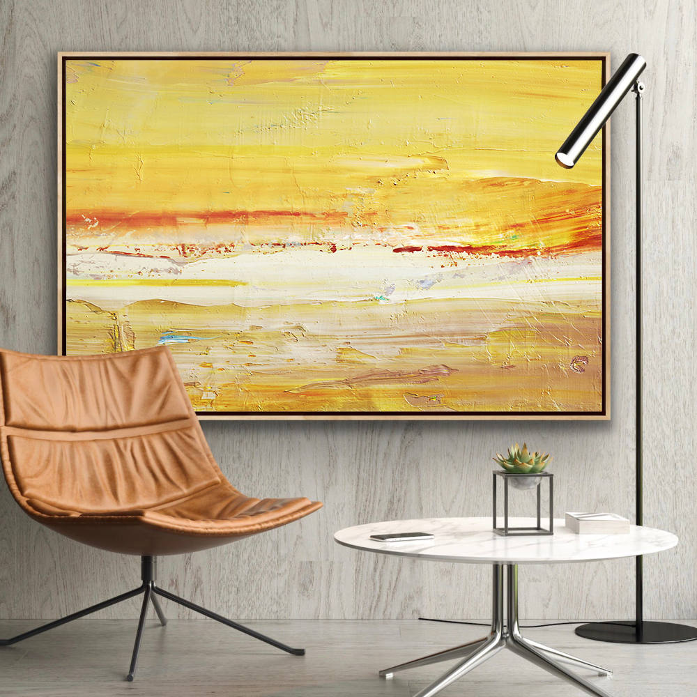 Radiance Amidst Abstract Thoughts Canvas