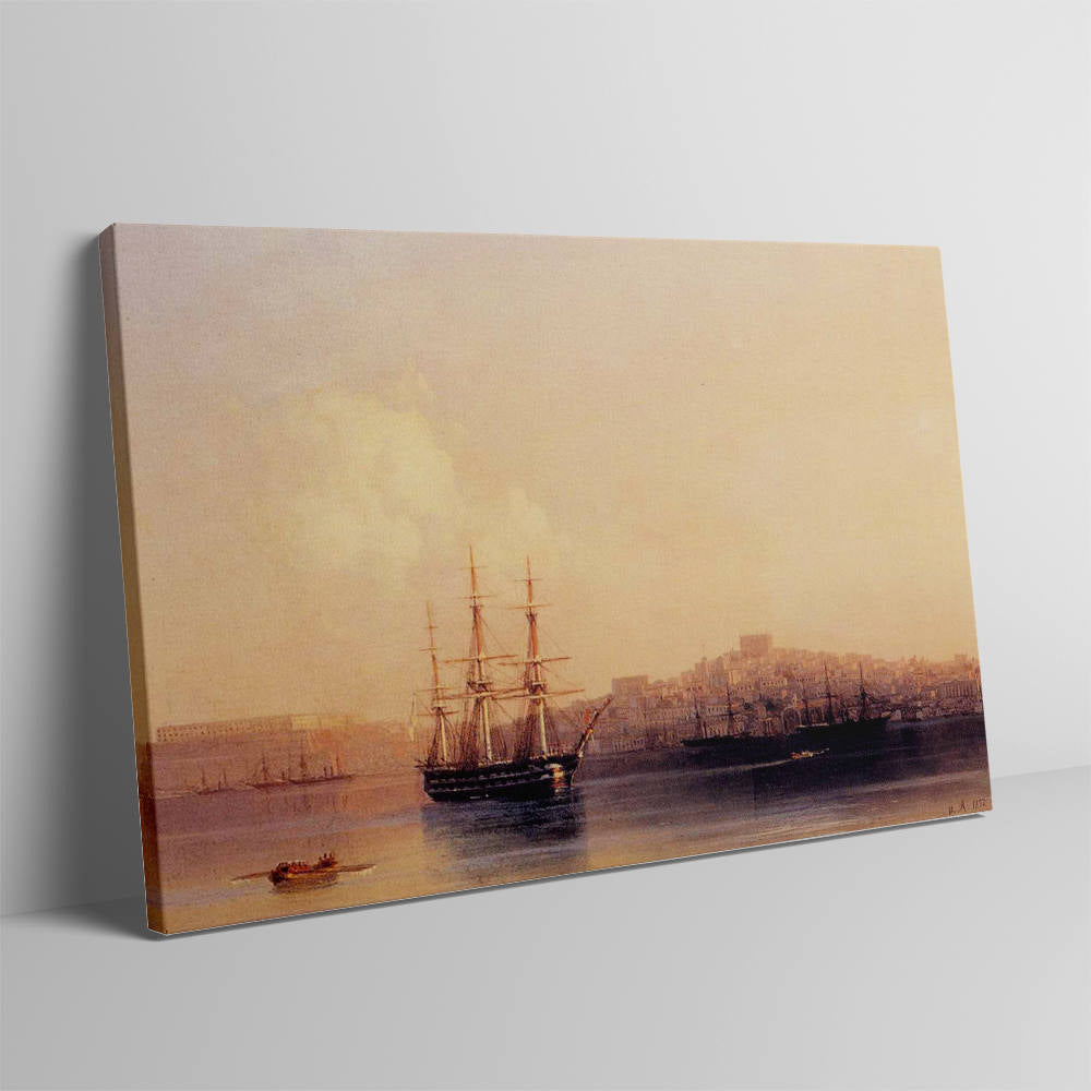 Vintage Harbor Decorative Painting