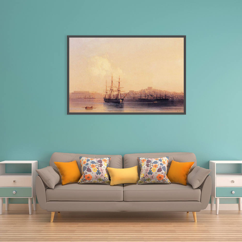 Vintage Harbor Decorative Painting