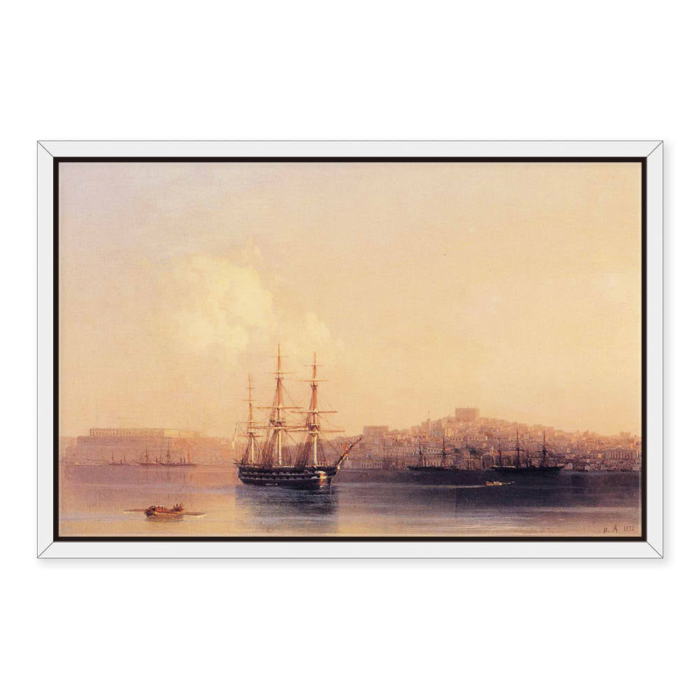 Vintage Harbor Decorative Painting