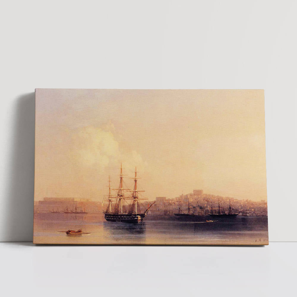 Vintage Harbor Decorative Painting