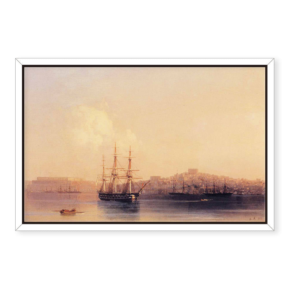 Vintage Harbor Decorative Painting