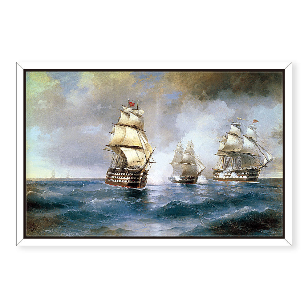 Sailboat in the Waves: Home Decor Painting