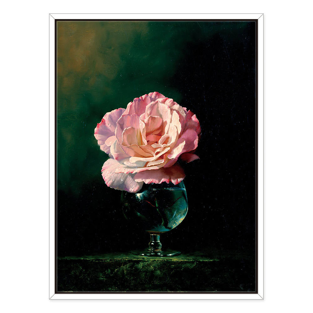 Sunlit Petal Dance: Home Decor Oil Painting
