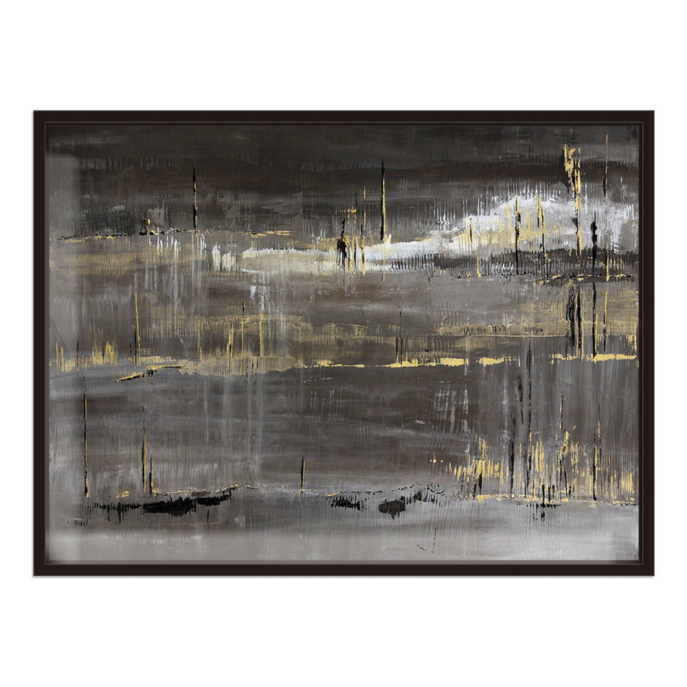 Black Acrylic Asbtract Painting