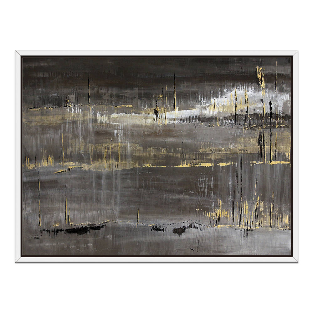 Black Acrylic Asbtract Painting