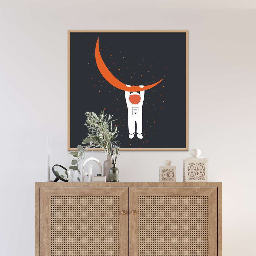 Half Moon Art Child Room Prints