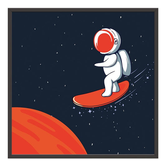 Skater Astronaut Child Room Prints