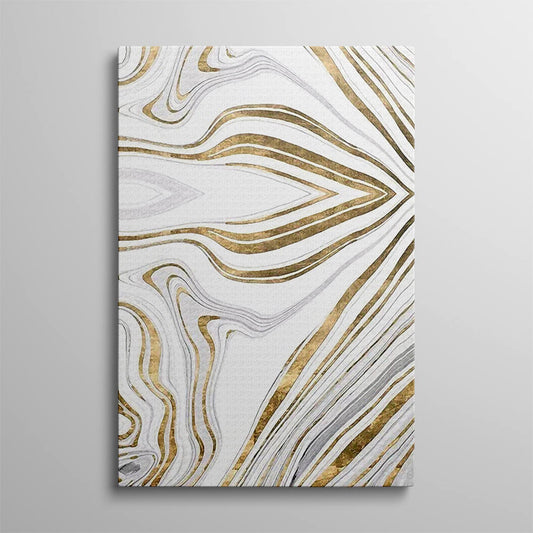 Abstract Marble Gold Canvas