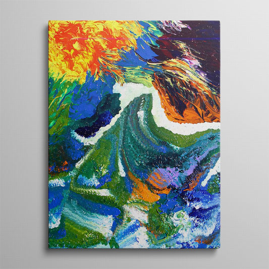 Inferno Sea, Twilight Glow Canvas