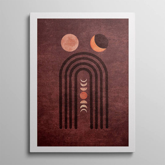 Sunlight's Caress Beyond Arch Boho Canvas