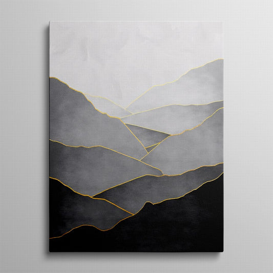 Eclipse Over Barren Highlands Canvas