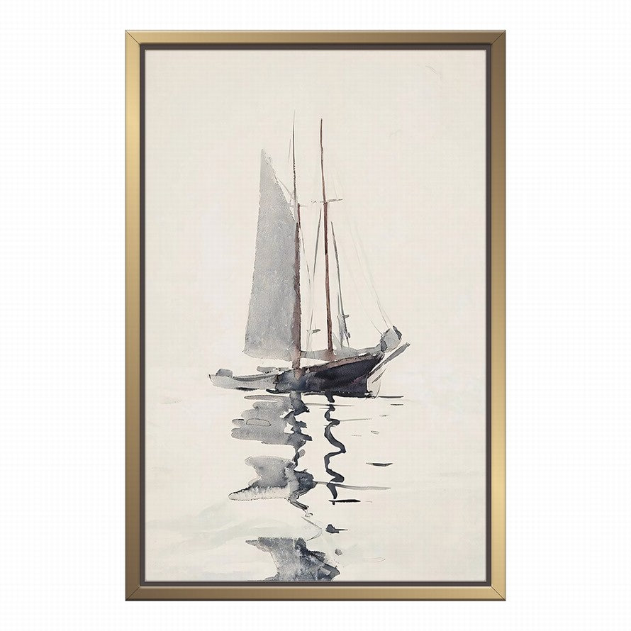 Sailing Into Shadowed Waters Wall Art