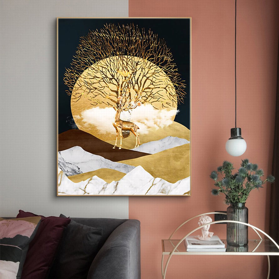 Silhouetted Grace, Lunar Dance Canvas