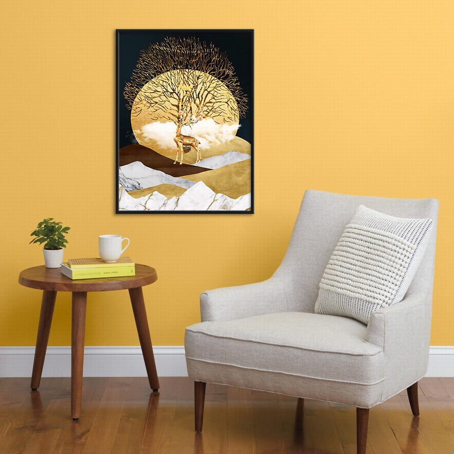 Silhouetted Grace, Lunar Dance Canvas