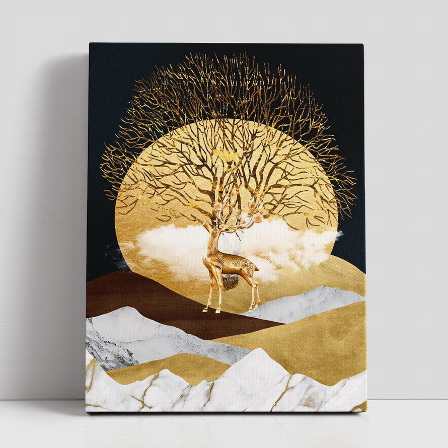 Silhouetted Grace, Lunar Dance Canvas