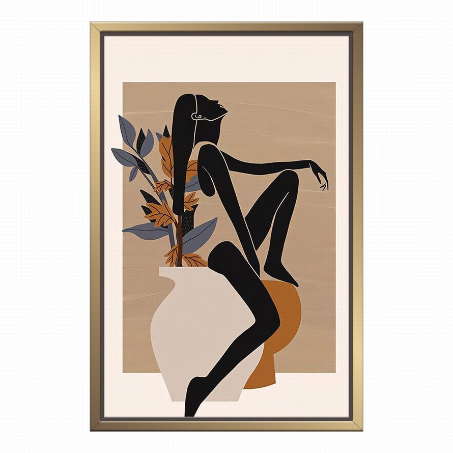 Repose: Nature's Embrace Blooms Canvas