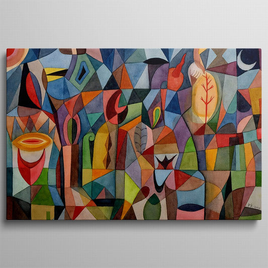 Vibrant Tapestry: Colorful Echoes Wall Art