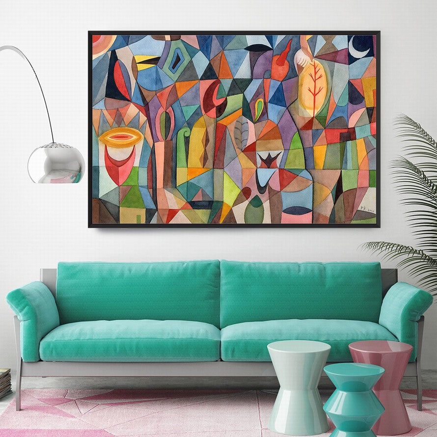 Vibrant Tapestry: Colorful Echoes Wall Art